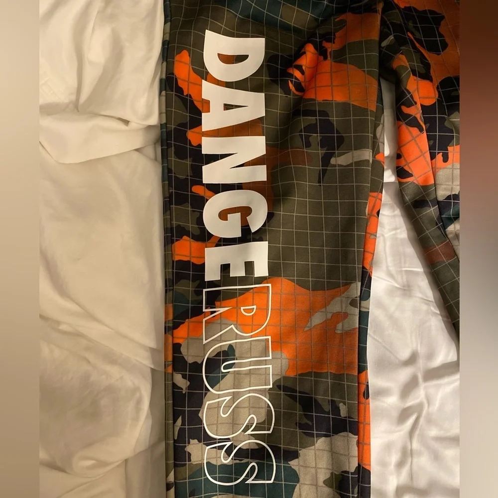 Nike Dangeruss Russell Wilson Camo Pants Youth Small